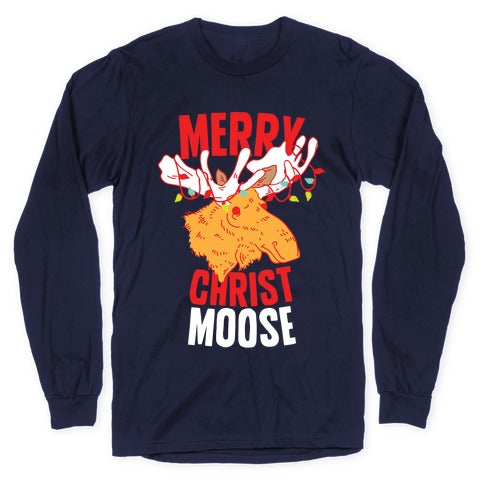 Merry Christ-Moose Longsleeve Tee